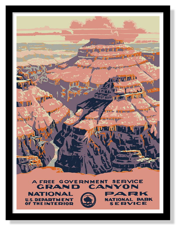 WPA Poster Screen Printed Poster Fifty-Nine Parks
